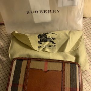 Burberry Classic Check Zipper Wallet
